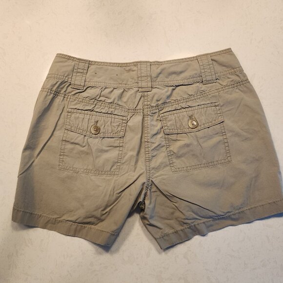 Ann Taylor Cargo Shorts Signature Fit Beige Low Rise 4" Inseam Womens Sz 4 NEW - Picture 5 of 10